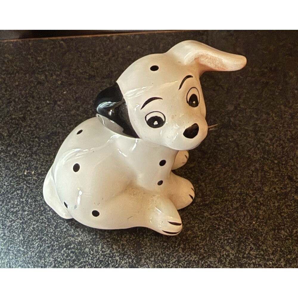 101 Dalmatians Ceramic Figurine Puppy With Black Right Ear Walt Disney China dog